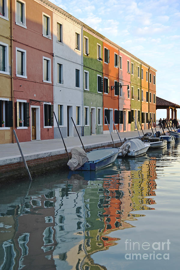 Burano Canal Photograph by Rebecca Margraf