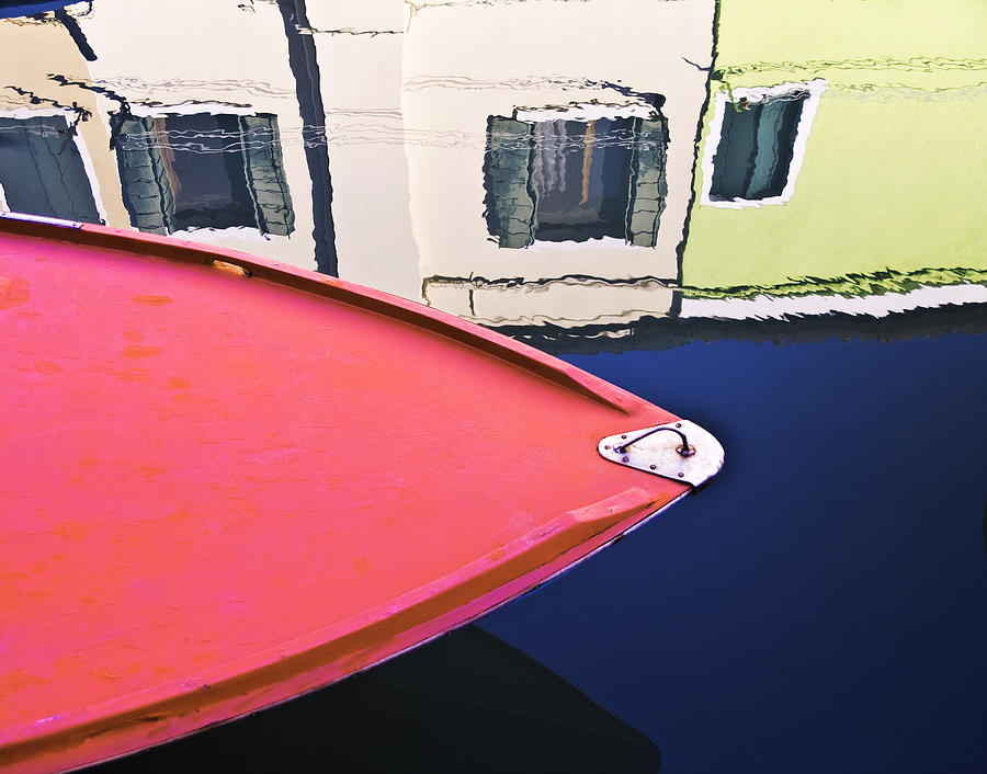 Burano Colorful Art  #1 - Burano Venice Italy Fine Art Photography Photograph by Nadja Drieling - Flower- Garden and Nature Photography - Art Shop