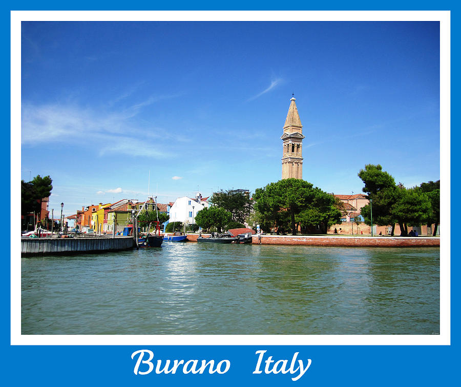 Burano Island   Italy Photograph by John Shiron