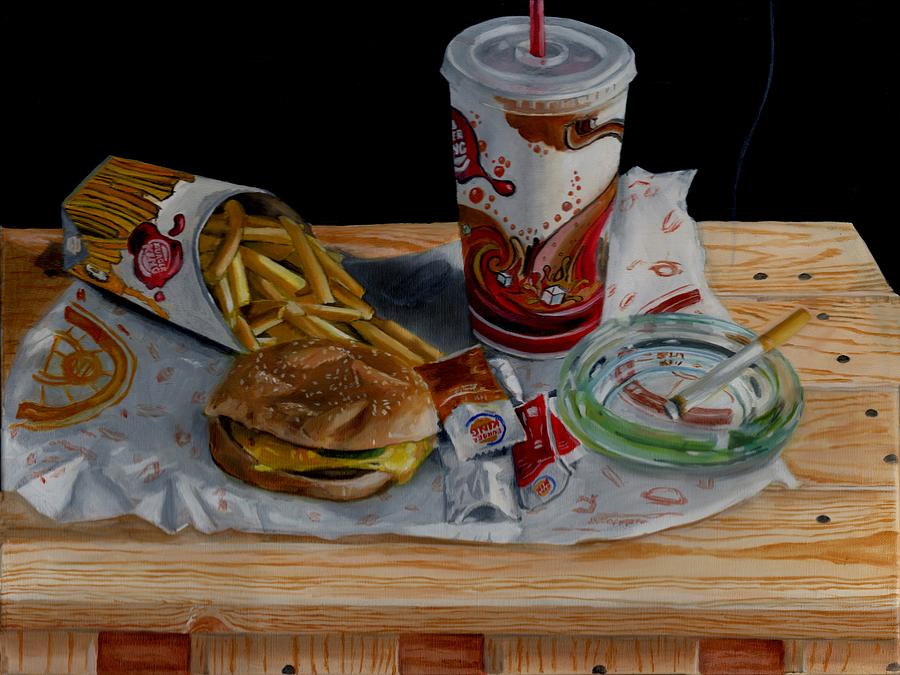 Burger King Value Meal No. 1 Painting by Thomas Weeks