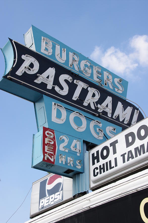 Burgers Pastrami Dogs Photograph by Jeff Lowe