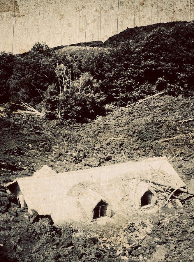 Buried House Etna Photograph by David Harding