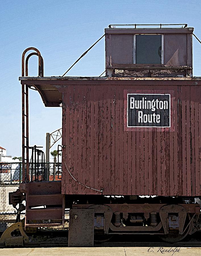 Train Photograph - Burlington Route by Cheri Randolph