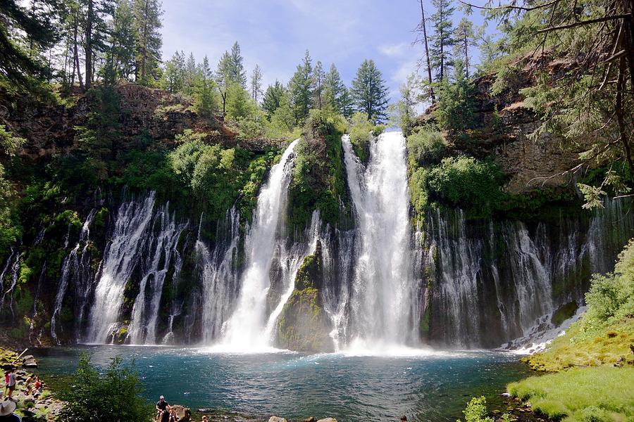 Burney Falls From The River Photograph By Michael Courtney - Fine Art 