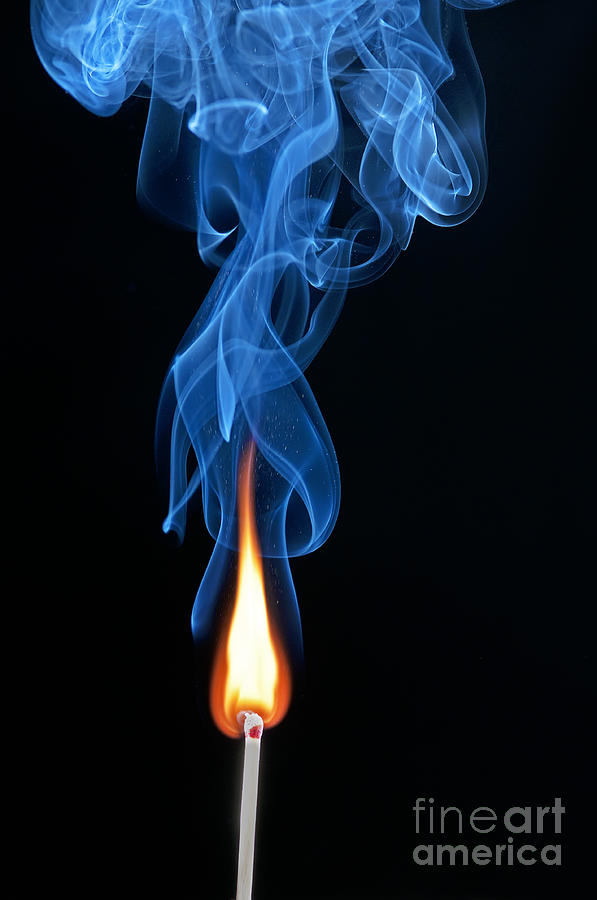Burning Match Photograph by Art Whitton