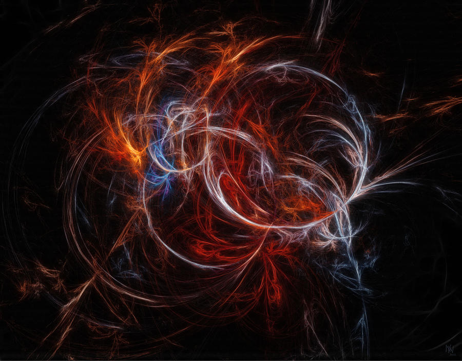 Burning Spiral Digital Art by Nafets Nuarb - Fine Art America