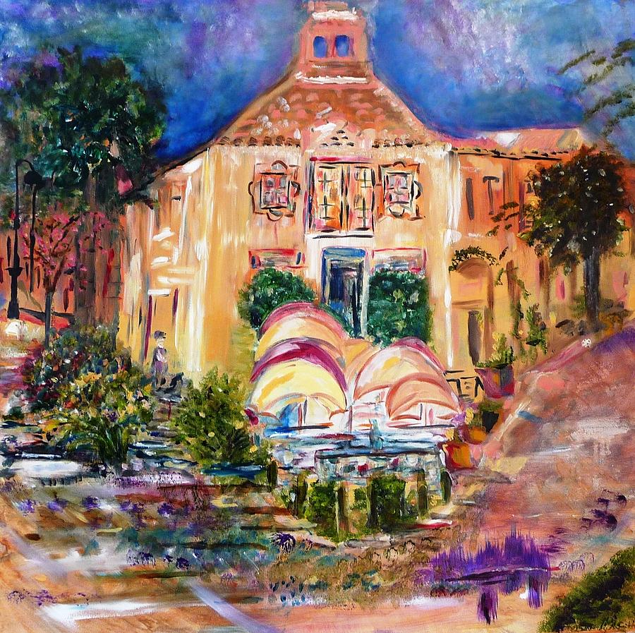 Abstract Painting - Burns Square by Beverly Smith Abstract Painting - Burns Square by Beverly Smith