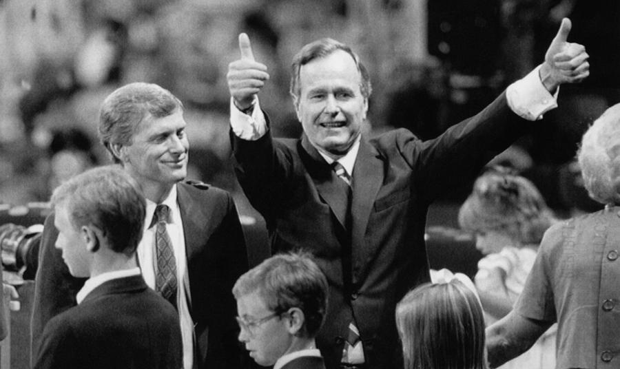 Bush Sr. Presidency. Senator And Vice Photograph by Everett - Fine Art ...