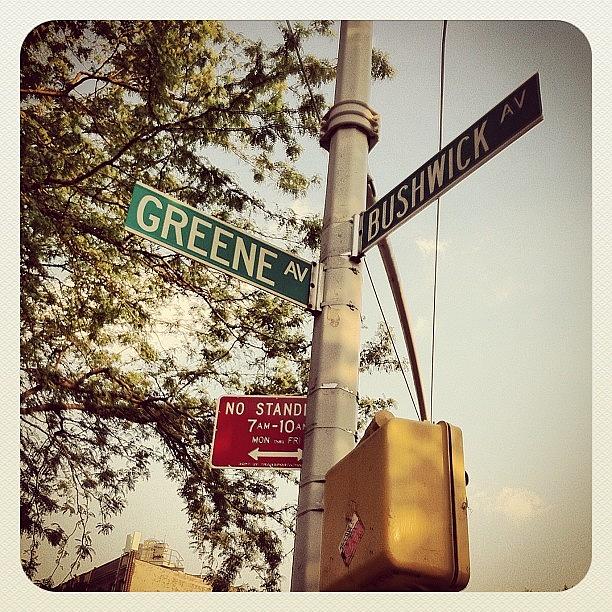 Sign Photograph - Bushwick Brooklyn by Madeline Perez