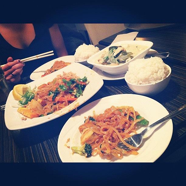 Business Meetings And Thai Food Photograph by Martika G
