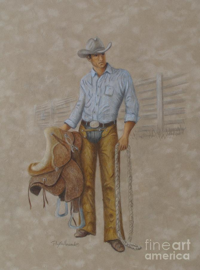 Busted Bronc Rider Painting by Phyllis Howard