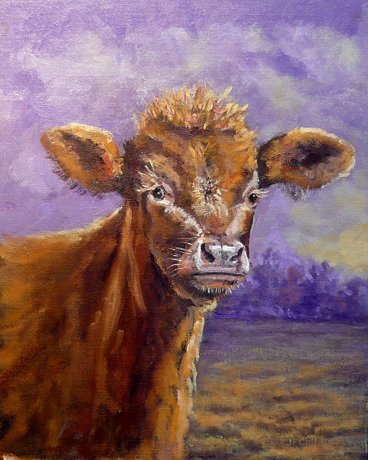 Buster - original available Painting by J P Childress