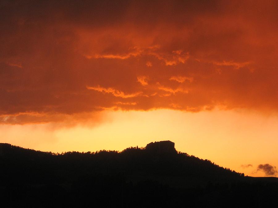 Butte at sunset Photograph by J W Kelly Butte at sunset Photograph by J W Kelly