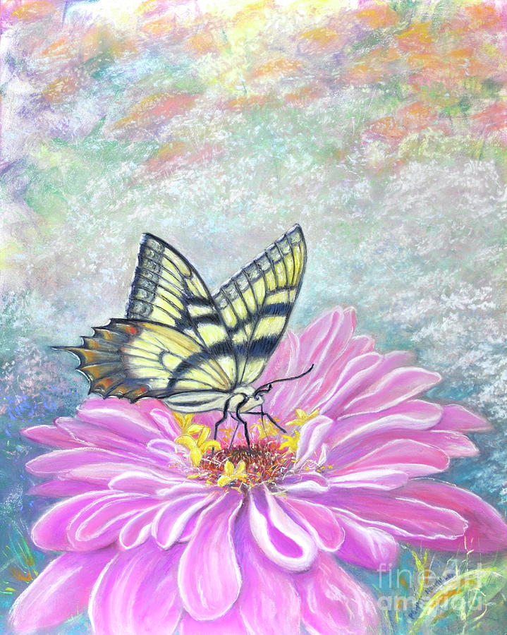 Butterfly for Joann Painting by Penny Neimiller