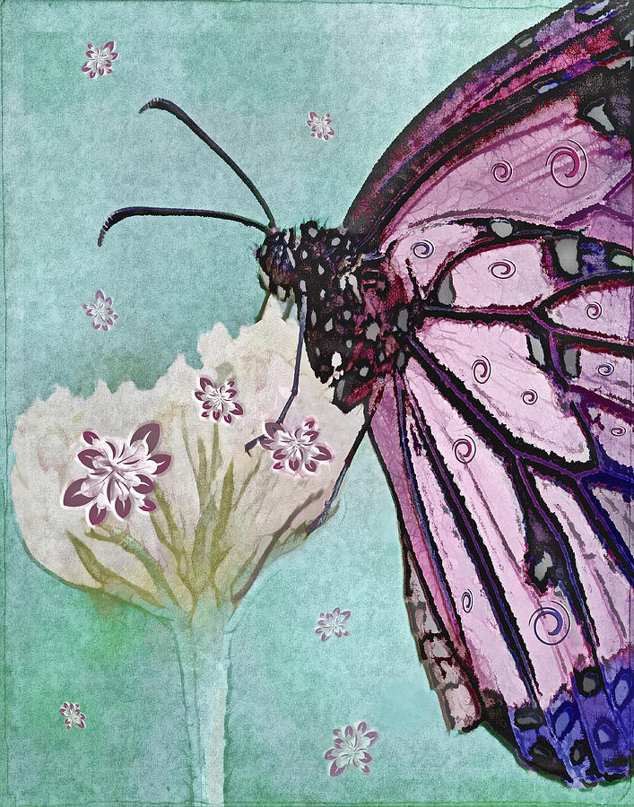 Butterfly Digital Art - Butterfly Martini by Jill Balsam
