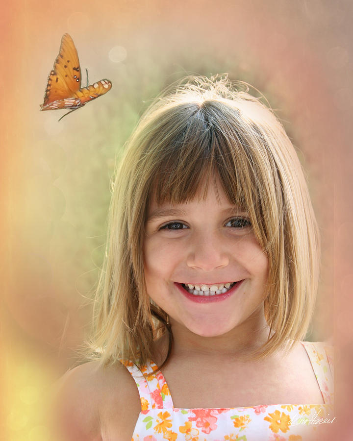 Summer Photograph - Butterfly Smile by Diana Haronis