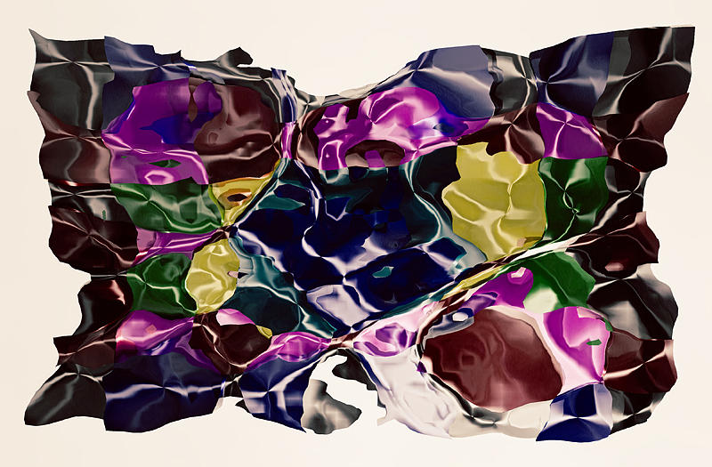 Abstract Digital Art - Butterfly by Udo W Klingbeil 