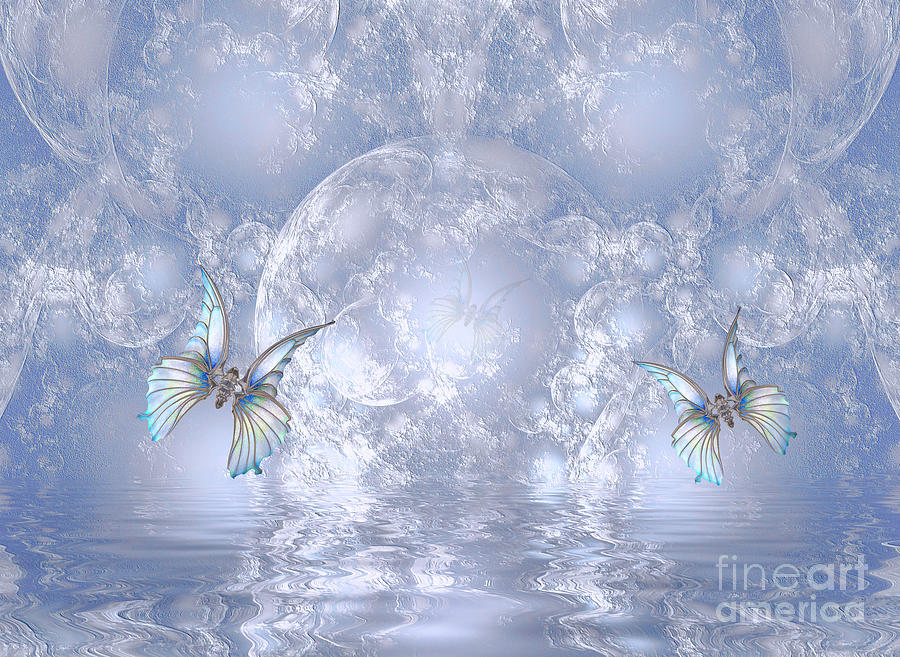 Butterfly World Digital Art by Elaine Manley