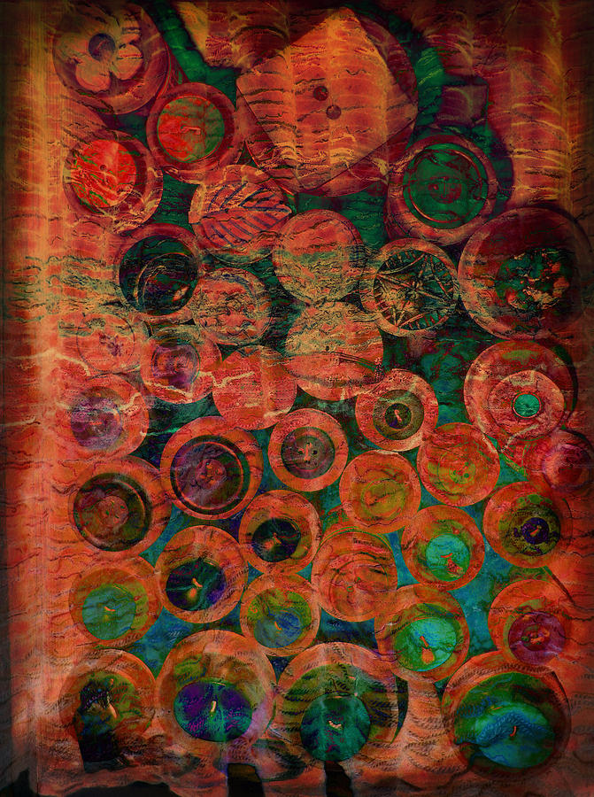 Abstract Photograph - Buttons by Ann Powell