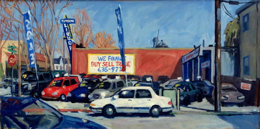 Buy Sell Trade Painting by Thor Wickstrom