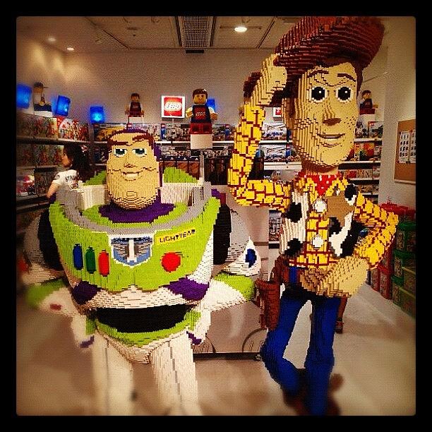 Buzz & Woody, Made By Legos! Photograph by Kian Hui