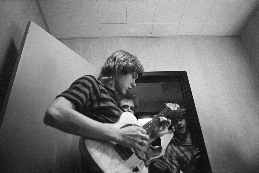 Music Photograph - Buzzy Feiten - Mike Bloomfield - Joe Cocker at Fillmore East 1968 by Jan W Faul