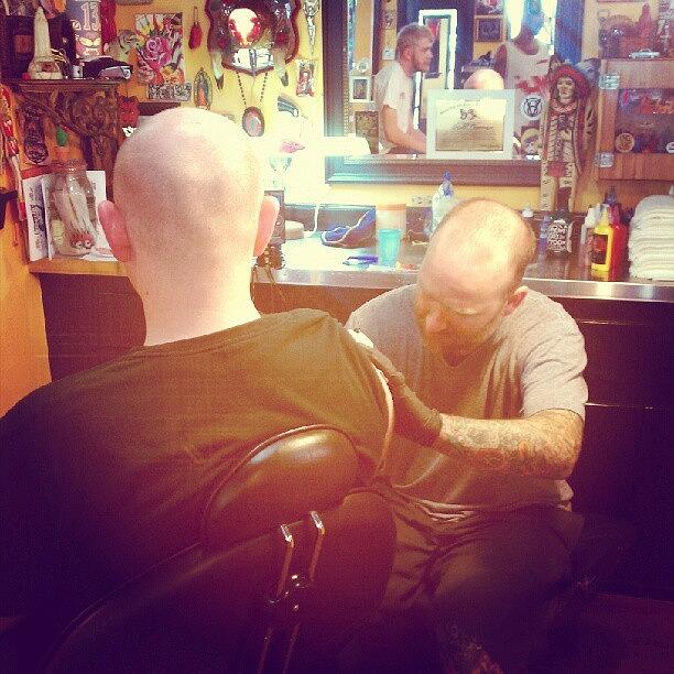 By Boy Gettin Tatted #southernstar Photograph by Timothy Vines
