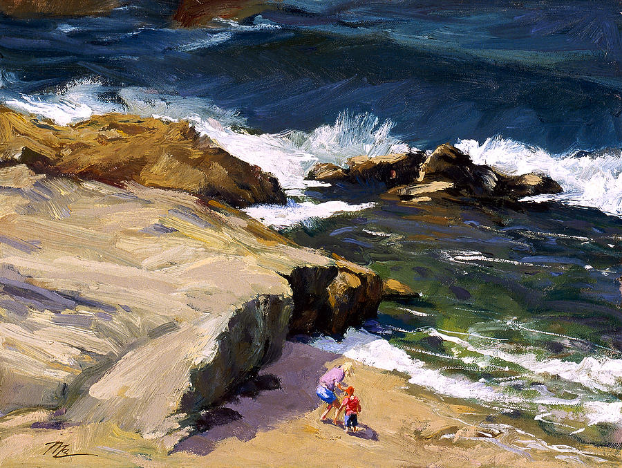 By The Beautiful Sea Painting by Mark Lunde