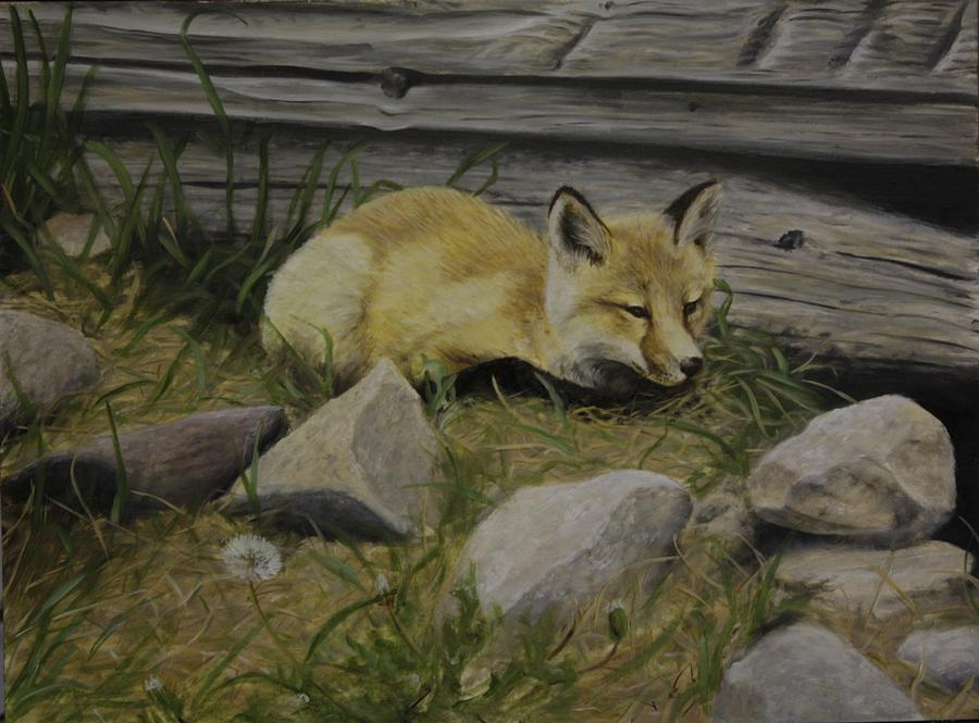 By The Den Painting by Tammy Taylor
