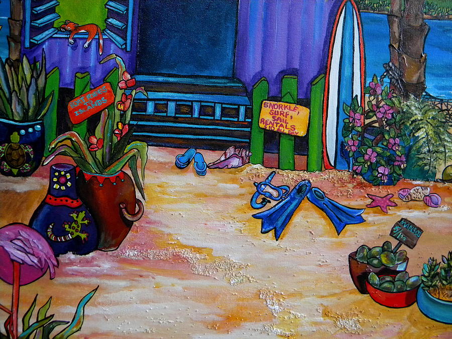By The Door Commission Sample Painting by Patti Schermerhorn