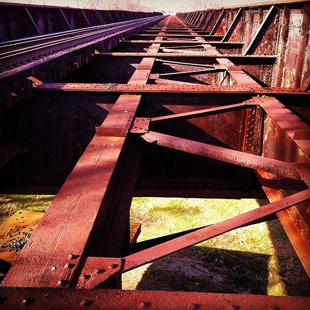 Instagram Photograph - By The Train Tracks by Abril Andrade