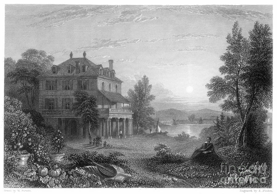 Byron: Villa Diodati, 1816 Photograph by Granger