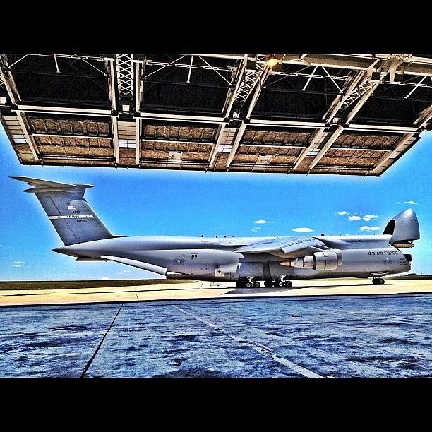 Af Photograph - C-5 Galaxy In Hdr Ready To Eat Some by Wolf Stumpf