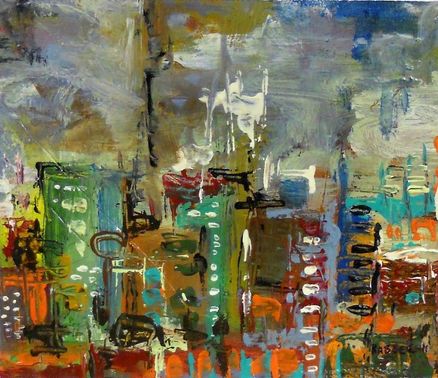 C Town Painting by Eric Rabbers - Fine Art America