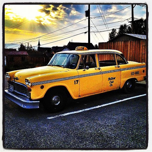 Car Photograph - Cab in Leadville by Jonathan Joslyn