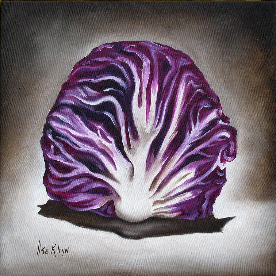 Cabbage Painting - Cabbage Fine Art Print