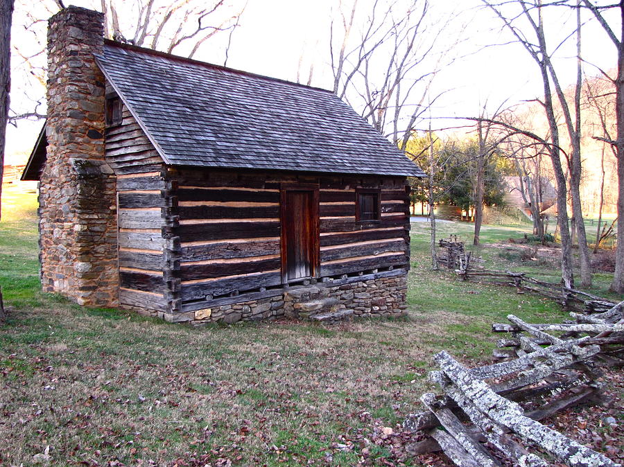 Cabin at Vance Birth Place Photograph by Lori Miller