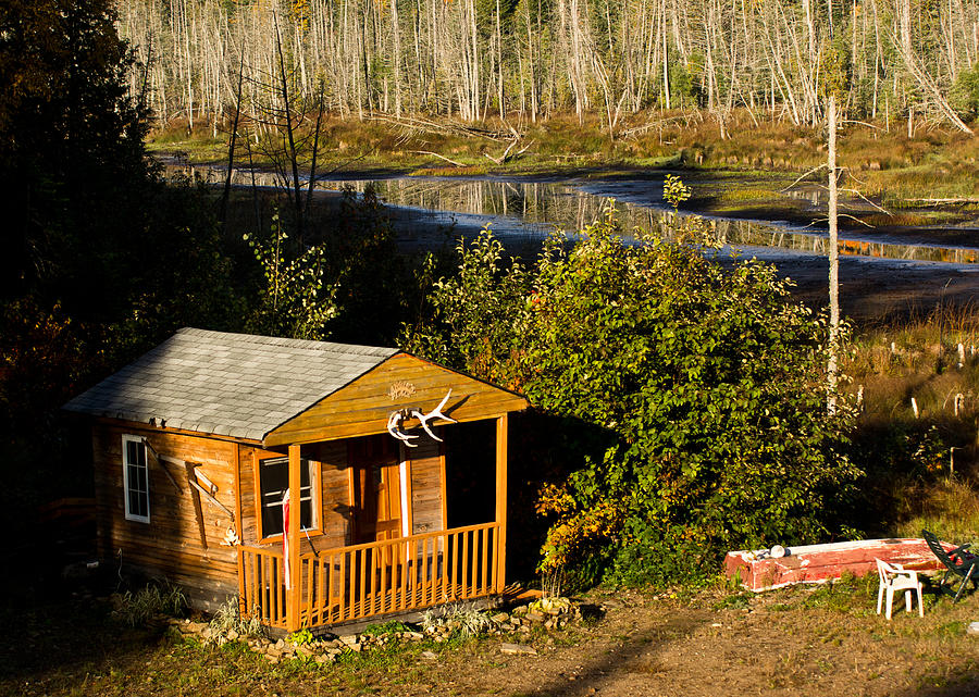 Cabin On The River Photograph