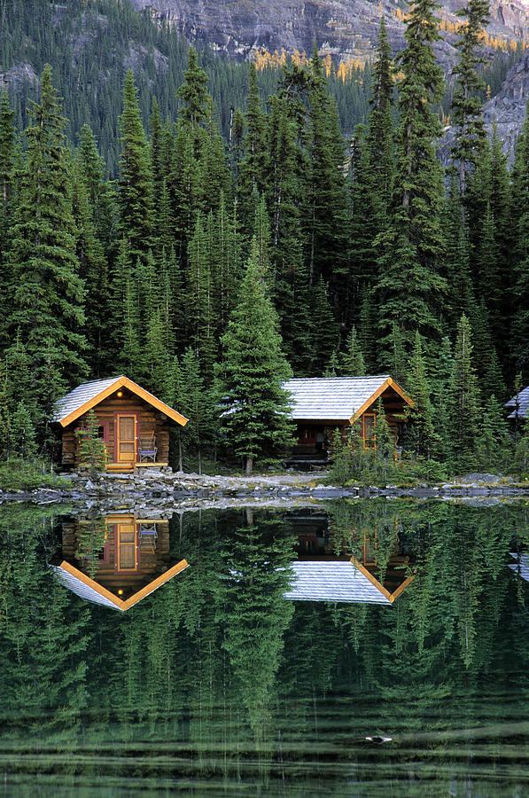 Cabins In Yoho National Park Photograph by Ron Watts