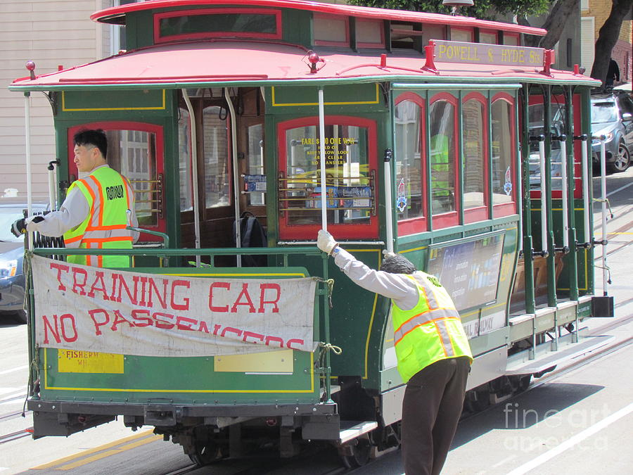 Cable Car Training Photograph by Beth Saffer