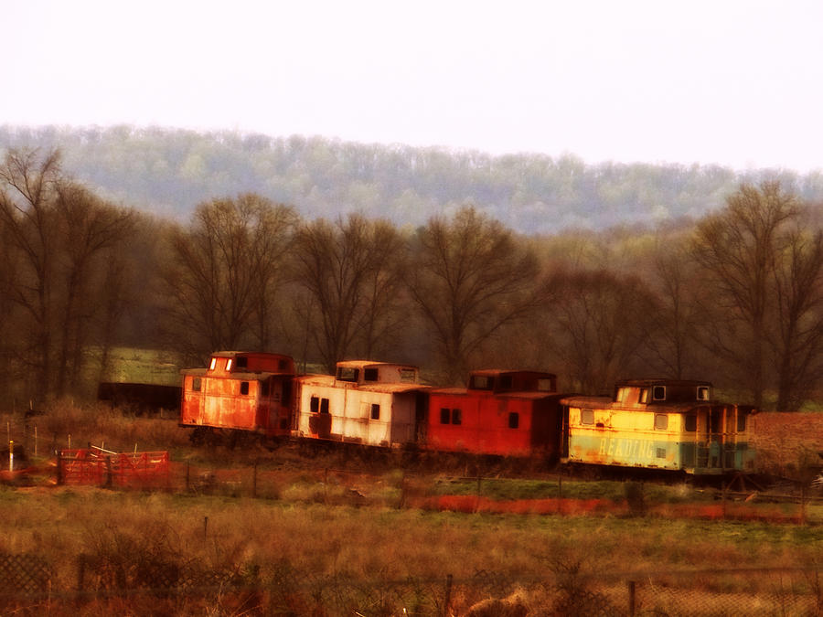 Caboose Train Photograph by Dark Whimsy