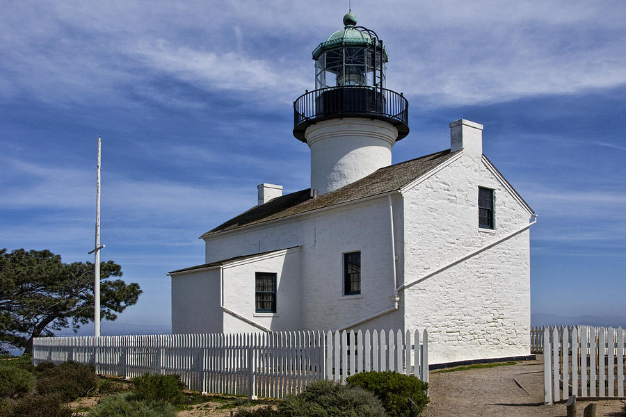 Cabrillo National Monument Lighthouse in San Diego Photograph by Randall Nyhof