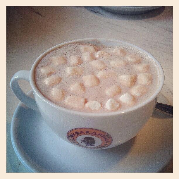 Coffee Photograph - Cacao With Marshmellows! ^__^ by Orange Fox