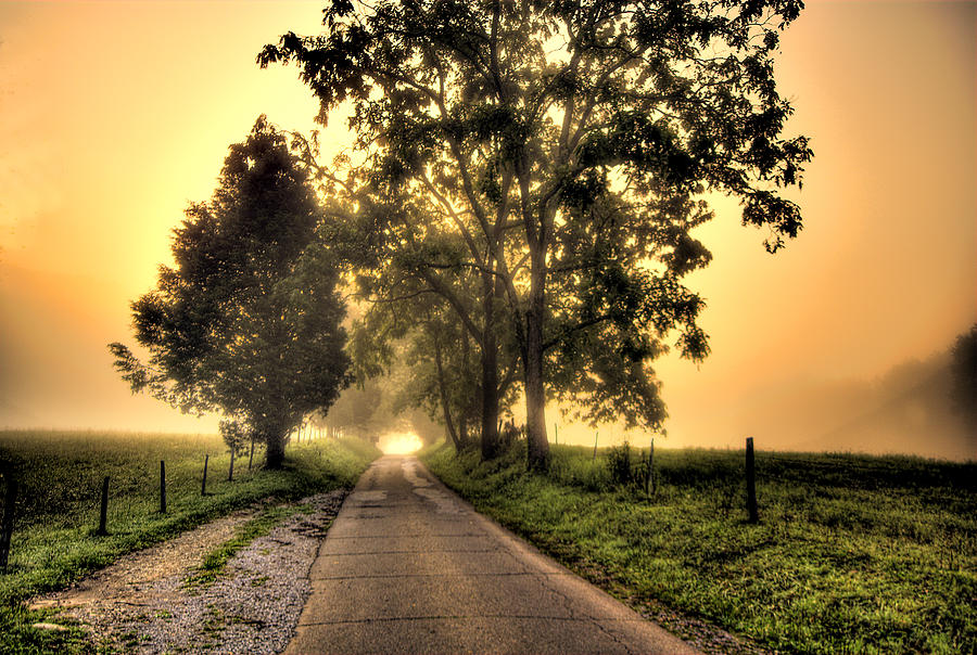 Cades Cove Loop Road Sunrise Photograph by Tony Jack Gayhart - Fine Art ...