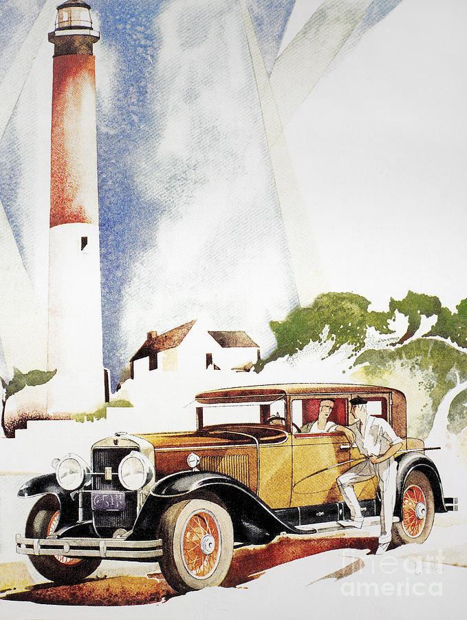 Cadillac Ad, 1929 Photograph by Granger