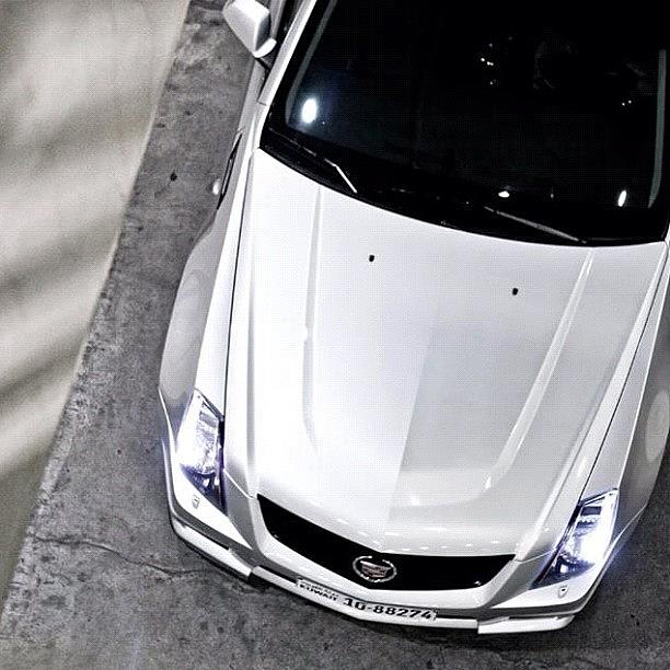Americanmuscle Photograph - #cadillac #ctsv #kuwait #americanmuscle by Cooper Naitove