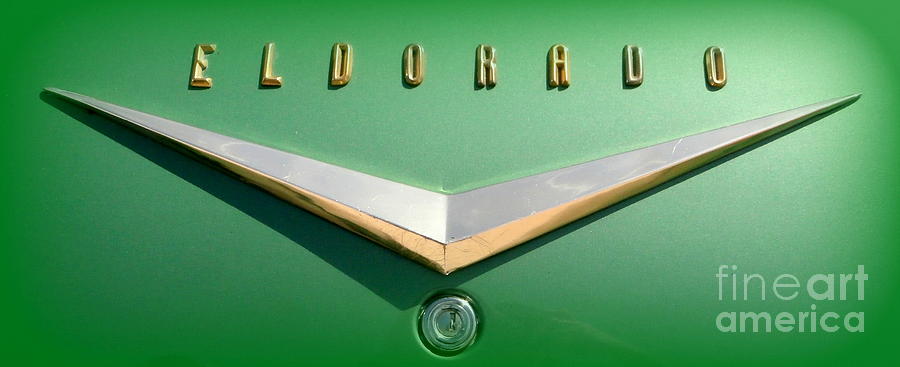 Green Photograph - Cadillac Eldorado Insignia by Karyn Robinson