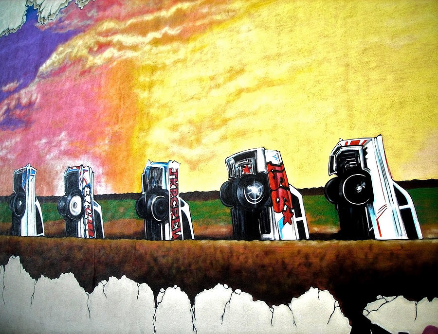 Cadillac Ranch - Montreal #2 Photograph by Juergen Weiss