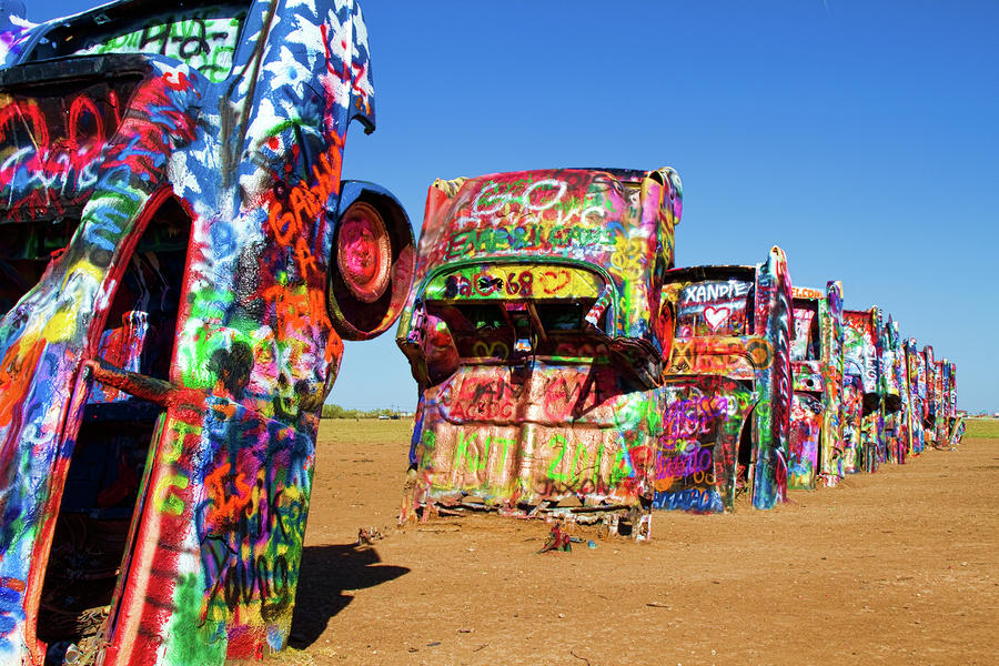 Cadillac Ranch 2  Photograph by Lana Trussell