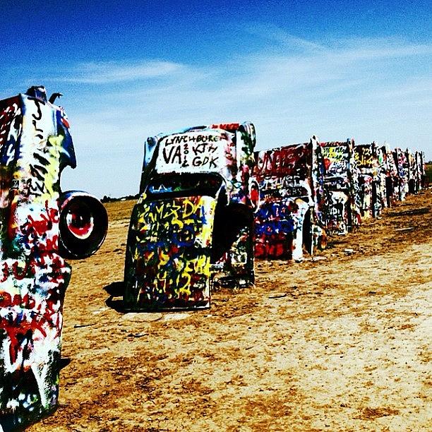 Cadillac Ranch Amarillo Tx ... Its Photograph by Rachel Sterling